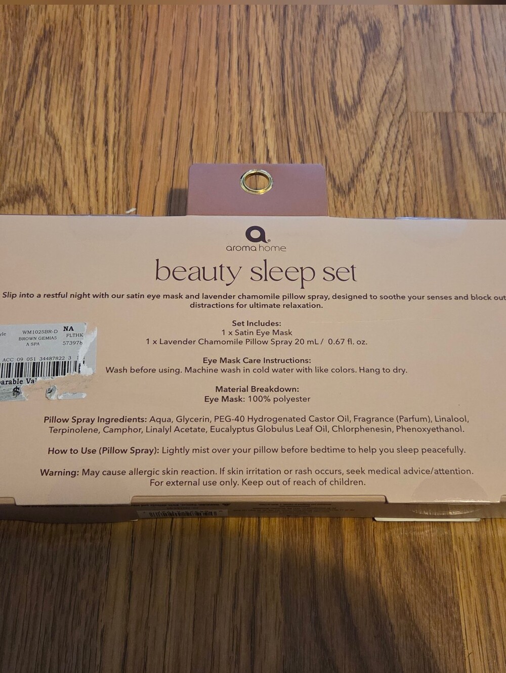 Beauty Sleep Set Satin Sleep Mask - Picture 4 of 4